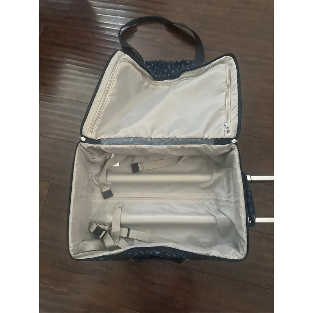 KIPLING Teagan Wheeled Duffle Turquoise Blue  Travel Suitcase
